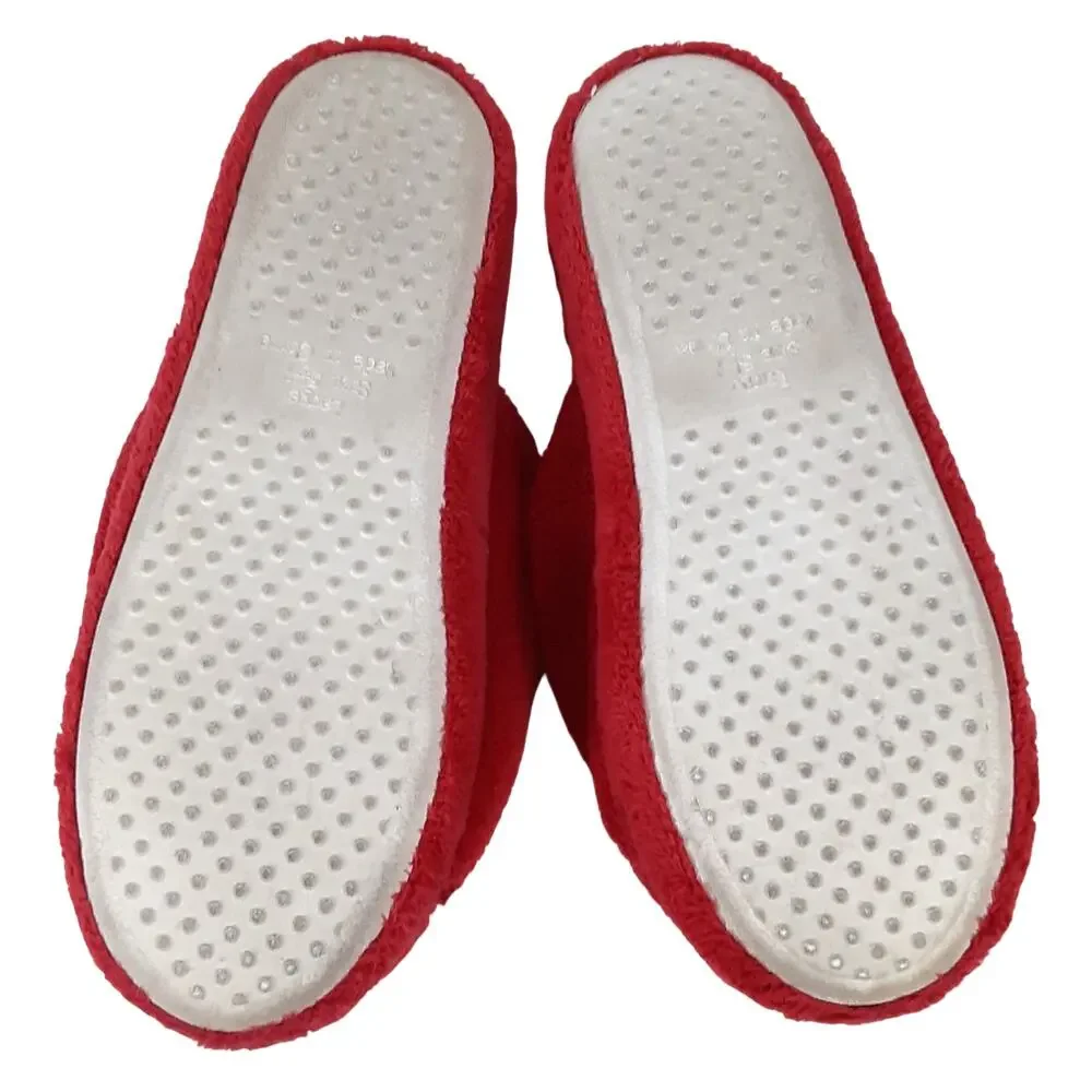 American Girl Coconut Puppy Dog Slippers Girls Large 6-7 Slip On Firm Outsoles